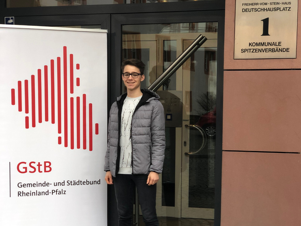 Marius Weiler, FSJler beim GStB RP / © GStB RP