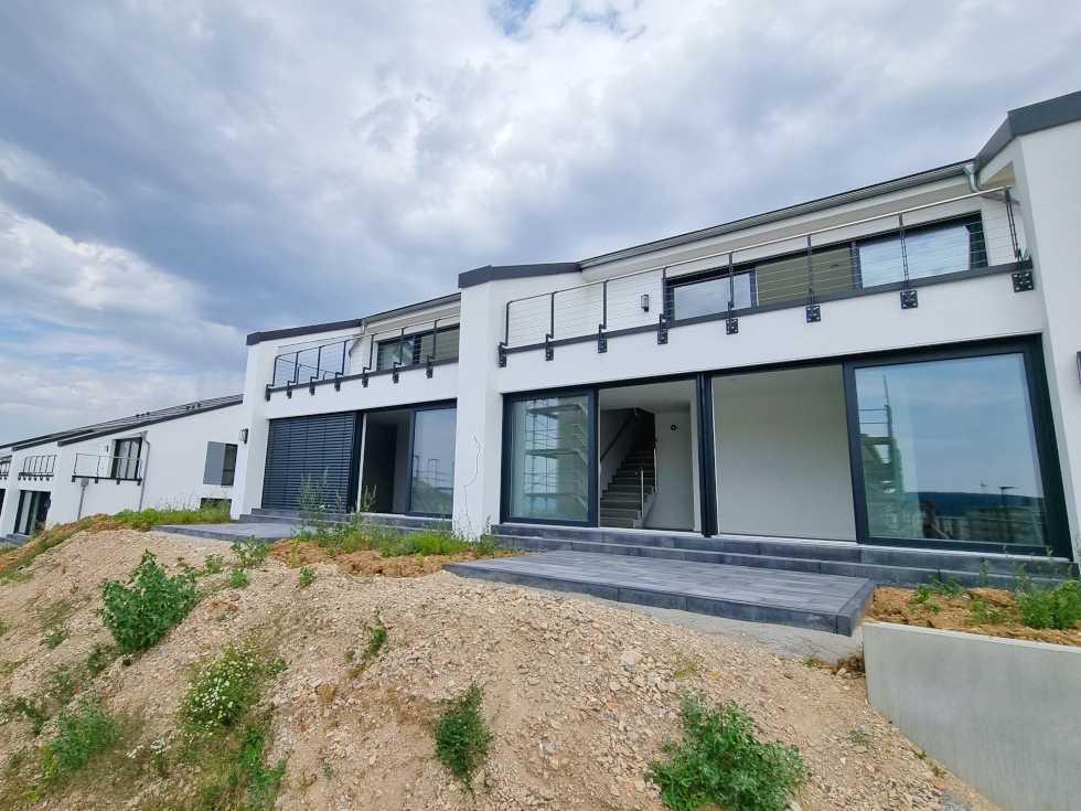 Die ersten Häuser im Bad Kreuznacher Solarquartier sind fertig. 