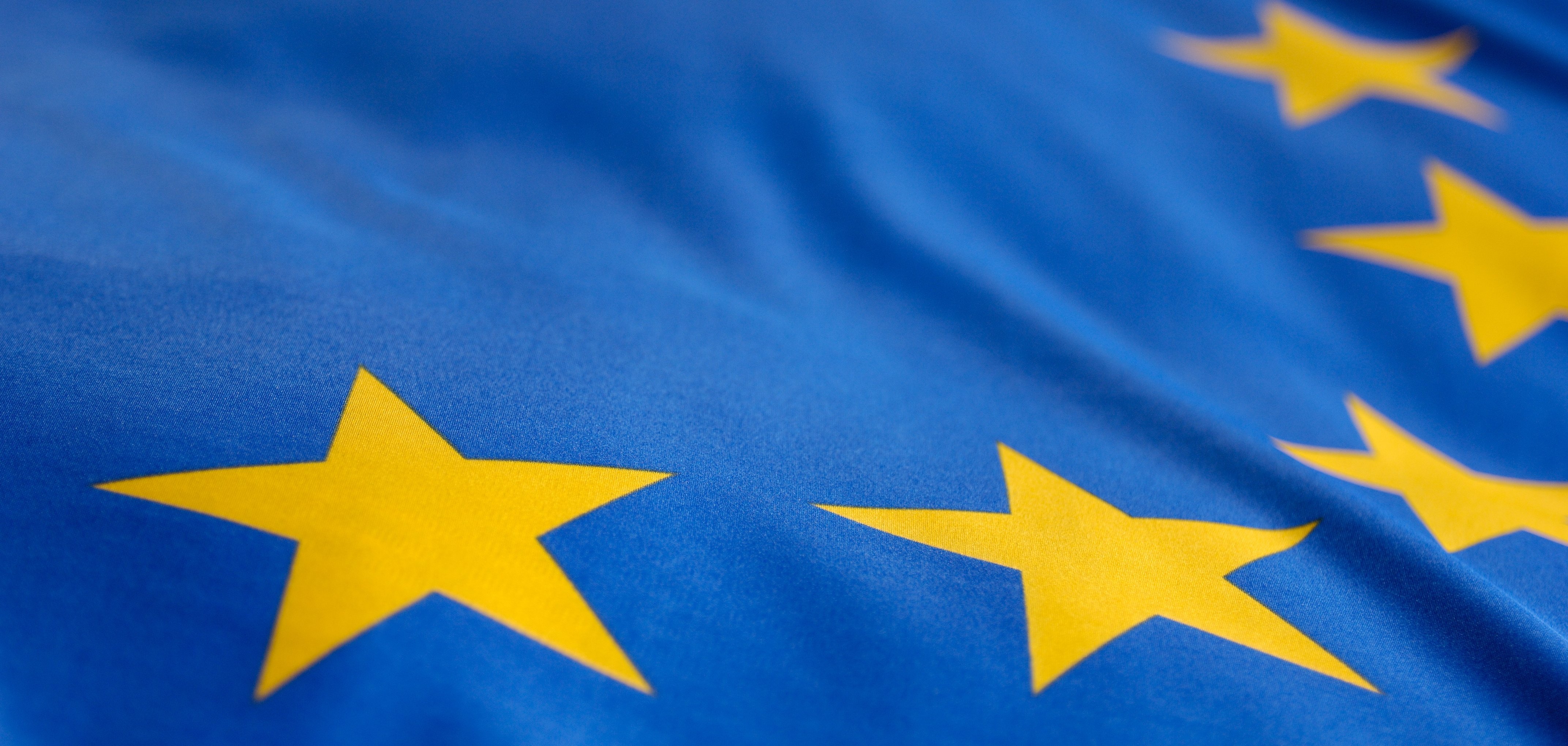 Nahaufnahme der Europaflagge