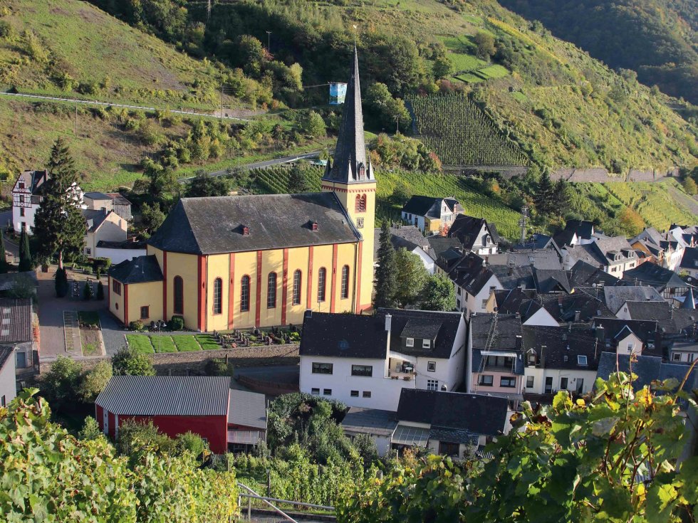 Die erste preußische Perle an der Mosel: Die Ortsgemeinde Senheim erstreckt sich auf beide Ufer und bietet eine spannende wie kuriose Geschichte. Foto: Nina Buschbaum