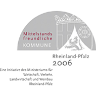 Siegel "Mittelstandsfreundliche Kommune Rheinland-Pfalz 2006"