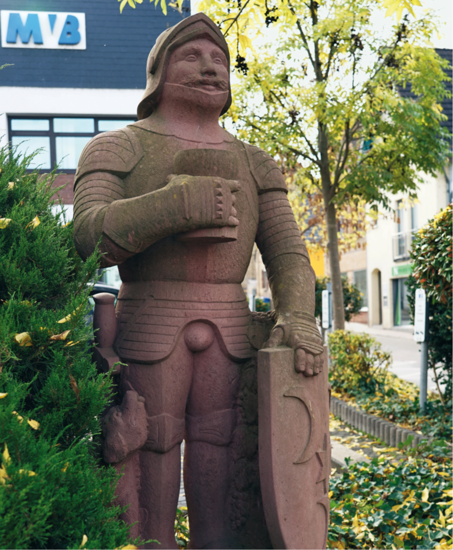 Standbild von Ritter Hundt