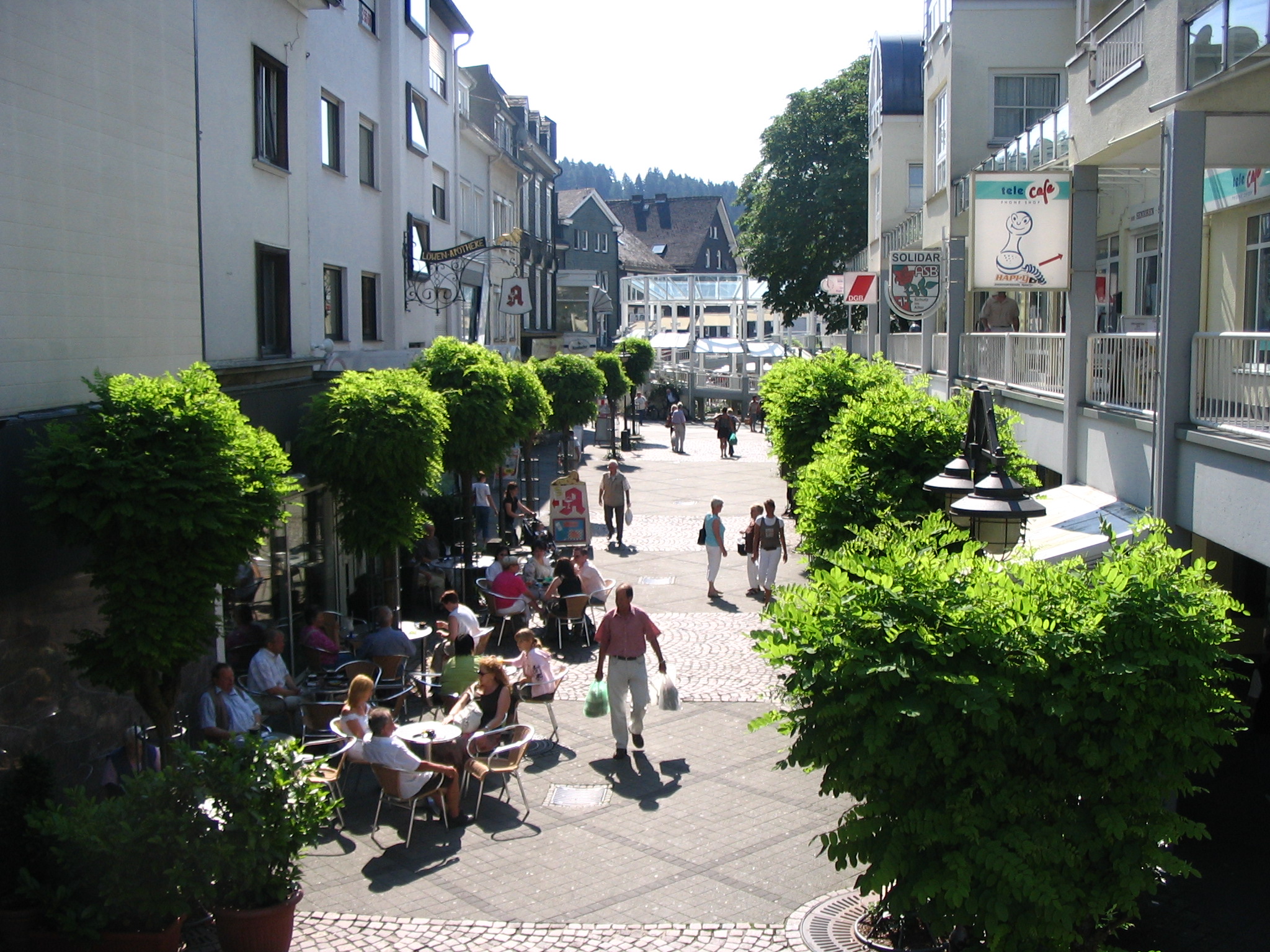 Die Betzdorfer Fußgängerzone / © Marc Rosenkranz