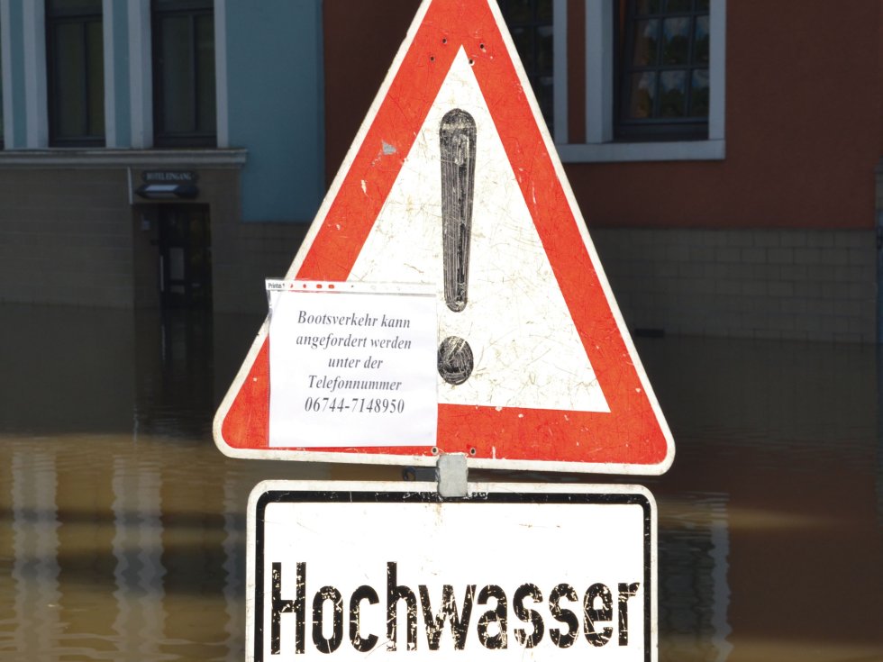 Nicht warten, bis das Hochwasser da ist … Hochwasserschutzkonzepte sind von zentraler Bedeutung. Foto: Dr. Manthe-Romberg