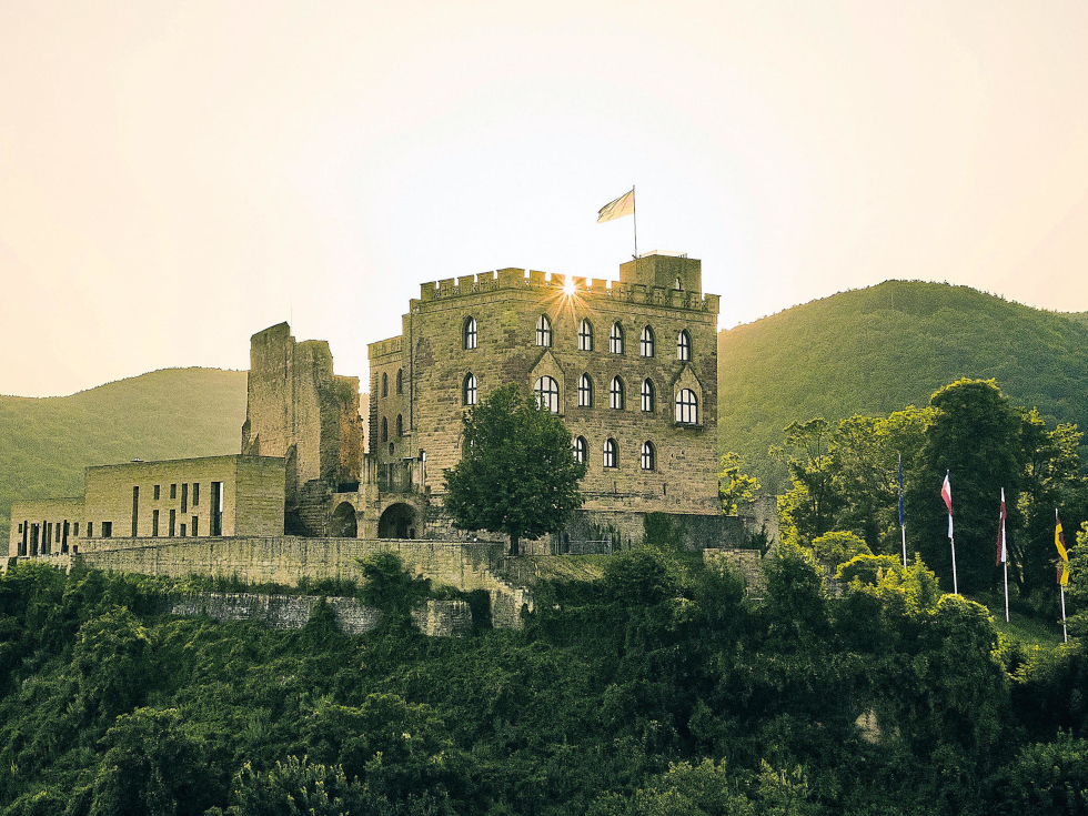 Das Hambacher Schloss bei Neustadt an der Weinstraße.