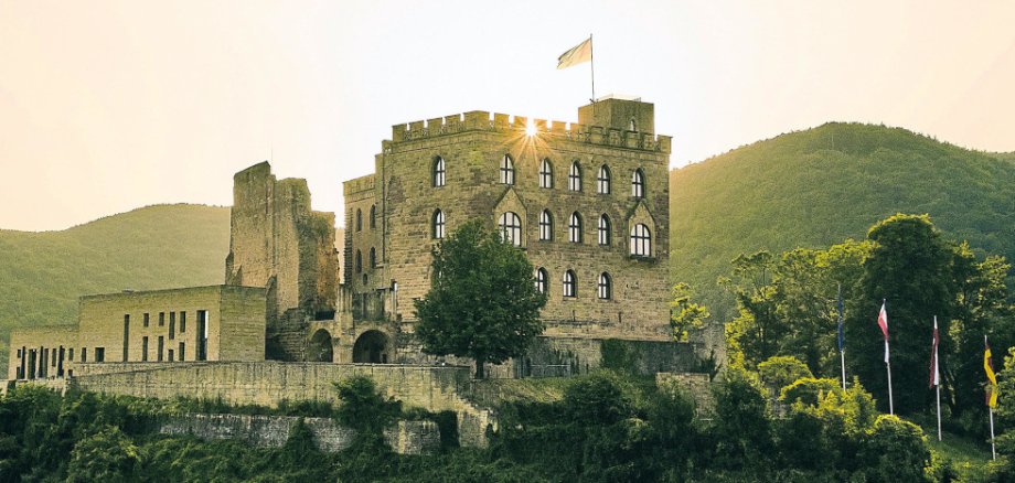 Das Hambacher Schloss bei Neustadt an der Weinstraße.