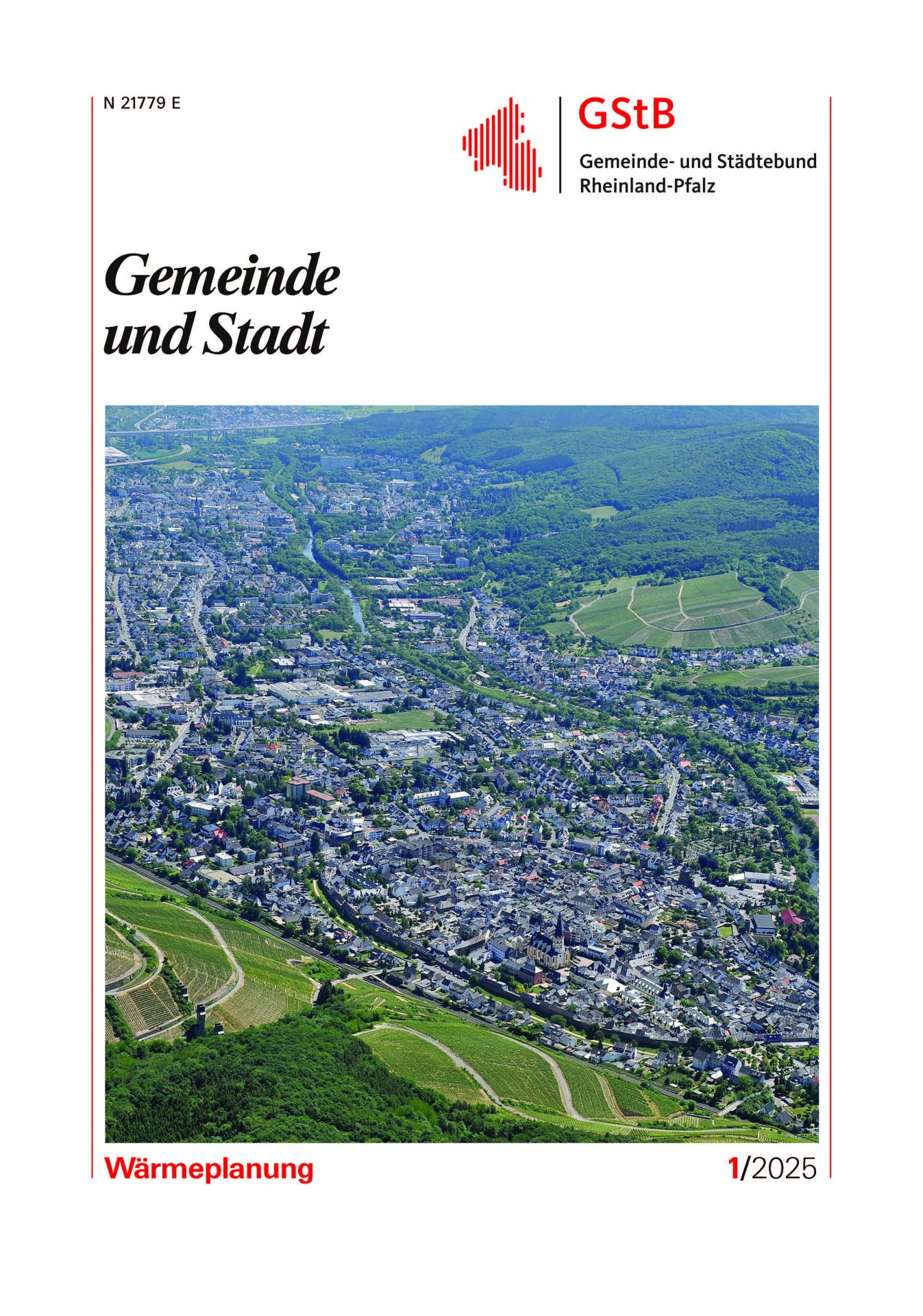 Die Januar-Ausgabe der Gemeinde und Stadt ist erschienen. Cover der Januar-Ausgabe der Gemeinde und Stadt mit einem Foto, dass den Blick auf Bad Neuenahr-Ahrweiler zeigt.