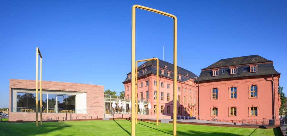 Blick auf den rheinland-pfälzischen Landtag.