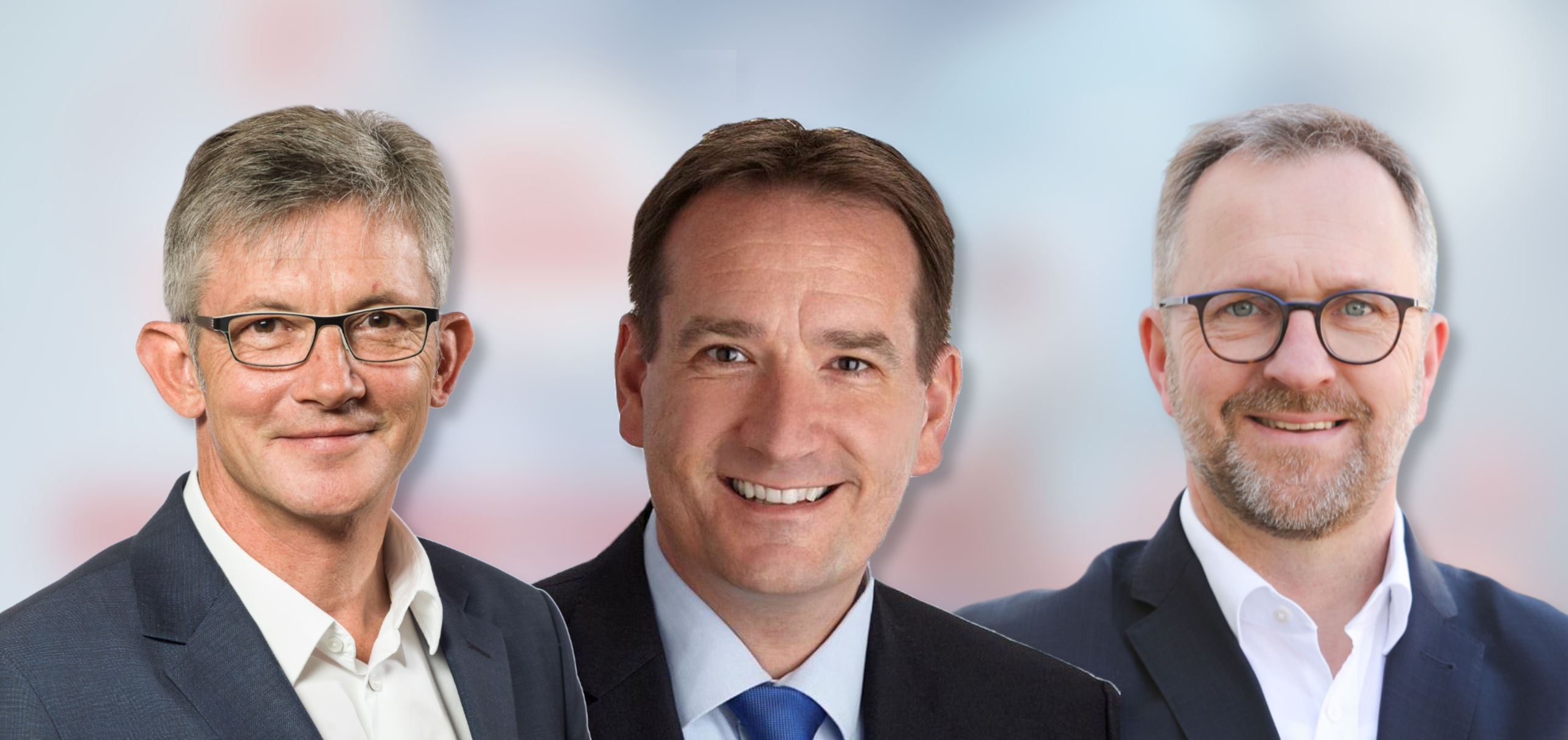 v. l. n. r.: Bürgermeister Ralph Spiegler, Vorsitzender GStB, Bürgermeister Thomas Przybylla, Stellvertretender Vorsitzender GStB und Bürgermeister Steffen Antweiler, 2. Stellvertretender Vorsitzender GStB. Das Foto zeigt Bürgermeister Ralph Spiegler, Vorsitzender GStB, Bürgermeister Thomas Przybylla, Stellvertretender Vorsitzender GStB und Bürgermeister Steffen Antweiler, 2. Stellvertretender Vorsitzender GStB.