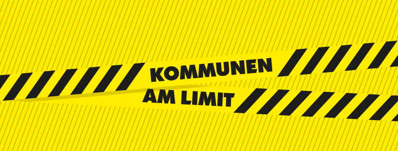 Schriftzug "Kommunen am Limit"