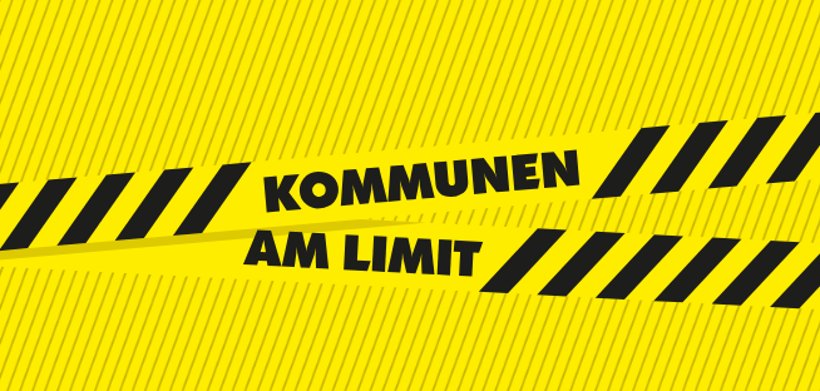 Schriftzug "Kommunen am Limit"