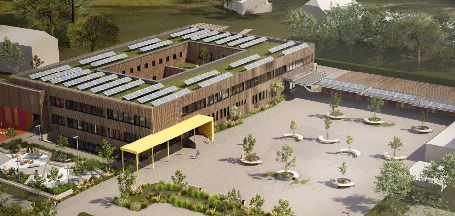 Visualisierung der Grundschule Daleiden in der Verbandsgemeinde (VG) Arzfeld