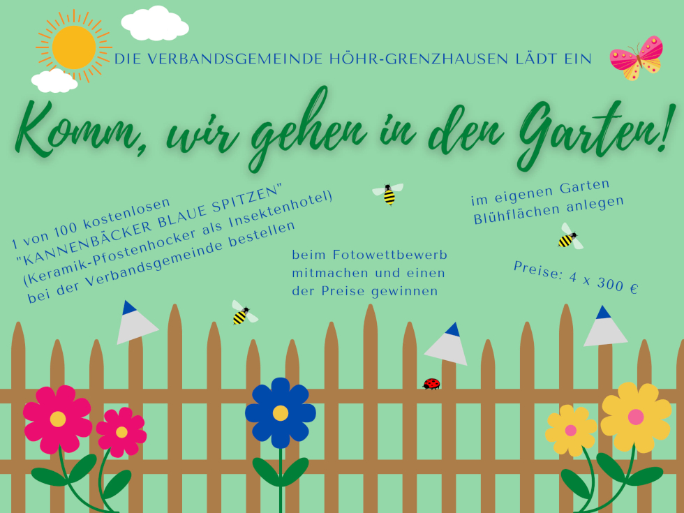 Einladung der Verbandsgemeinde an ihre Bürger.